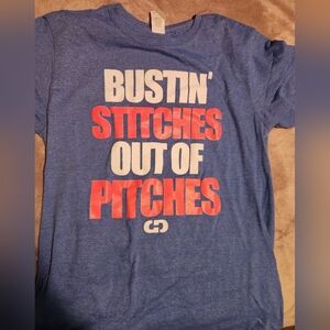Bustin Stitches Out of Pitches T-Shirt